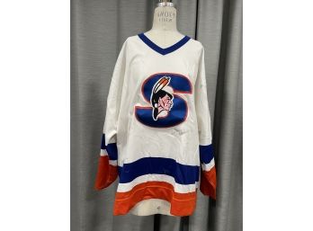 Game Used AHL Springfield Indians Jersey  Ron Handy