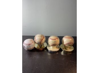 Signed Baseballs - Roger Clemens, Lou Pinella, Don Mattingly,