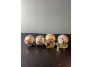 Signed Baseballs, Hank Aaron, Hoyt Wilhelm,