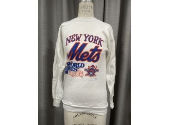 1986 Mets World Series Sweatshirt Size Small
