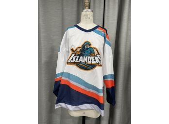 NY Islanders Fisherman Logo Hockey Jersey Size Large