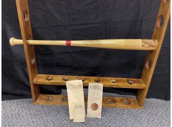 Sportsman Park Official Cooperstown Bat With Seal Certificate Of Authenticity COA #418