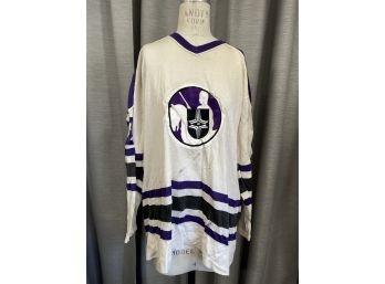 Game Used 70's Cleveland Crusaders WHA  Rich Leduc Jersey Size 46