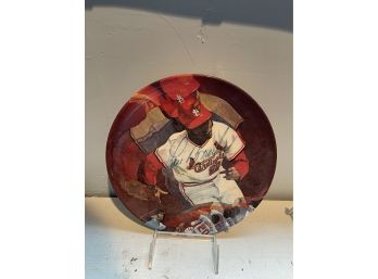 Signed Cardinals Plate