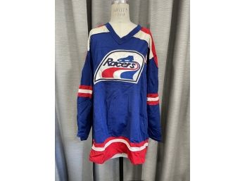 Indianapolis Racers WHA Game Used Jersey Size 46