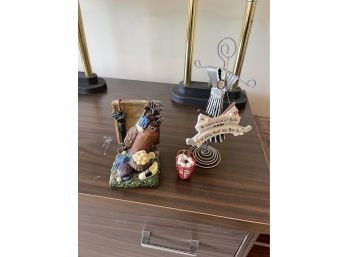 Jewelry Stand, Golf Book End, Ornament