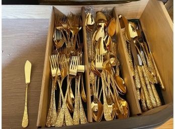 Epic - Japanese Stainless Flatware - Gold Tone