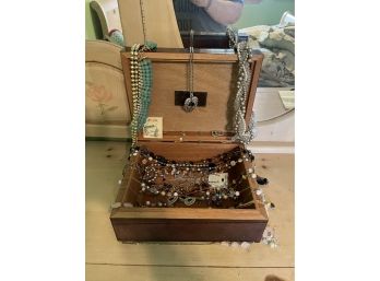925 Sterling Silver Bracelet, Costume Jewelry & Box