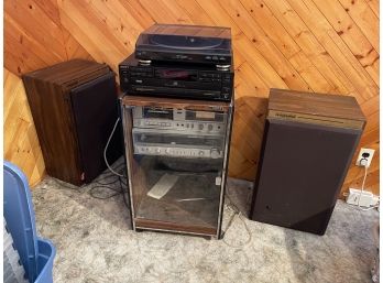 Stereo System, Speakers, Turntable