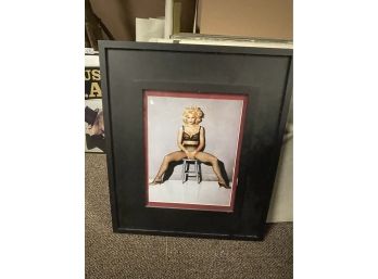 Framed Madonna Artwork 19x22