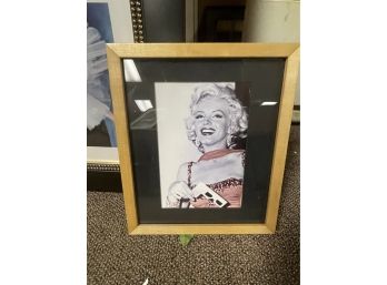 Framed Marilyn Monroe Artwork 12x13