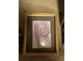 Framed Marilyn Monroe Artwork 10x12