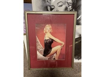Framed Marilyn Monroe Artwork 17x22