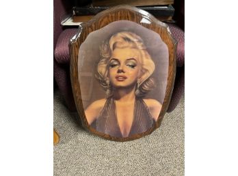 Marilyn Monroe Wood Plaque Artwork