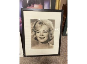 Framed Marilyn Monroe Artwork 18x22