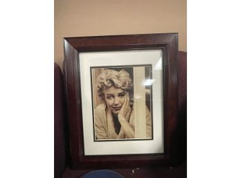 Framed Marilyn Monroe Artwork 15x18