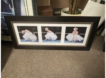 Framed Marilyn Monroe Artwork 42x18