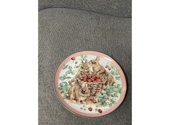 Bunny Collectible Plate