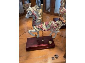 Victorian Rose Limited Edition Carousel Collection Horse