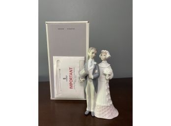 Lladro Figurine Love Always Bride & Groom  With Box