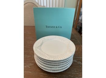 Vintage Tiffany & Co Cake Plates And Original Box