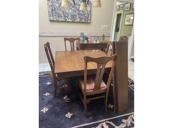 Antique Expanding Table & Chairs
