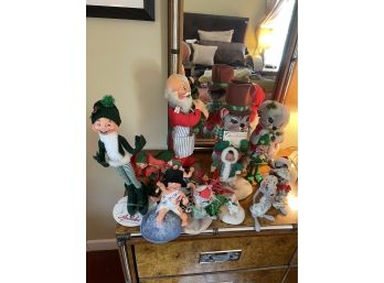Vintage & Antique Annalee Christmas Dolls
