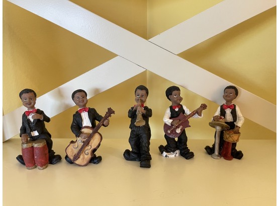 Hand Painted Jazz Band Figures