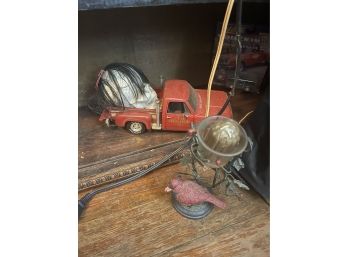 Vintage Car Toys, Skull, Candle Holder