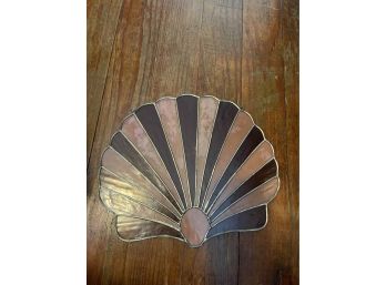 Shell Stained Glass Window Hanger
