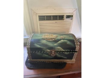 Vintage Painted Ship Chest