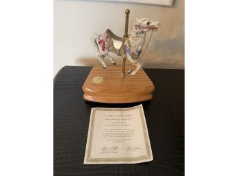 The American Carousel Statue With COA