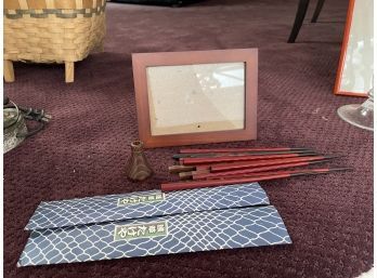 Wood Chop Sticks, Picture Frame, Wood Pottery