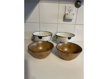 Japanese & Portuguese Pottery Bowls