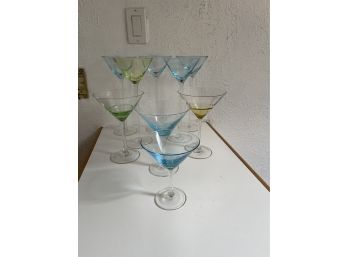 Vintage Artland Metro Long Stem Cordial Martini Glasses