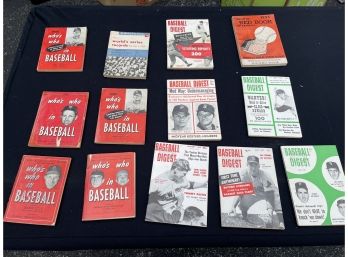 Whos Who Baseball Books & Baseball Digest Books
