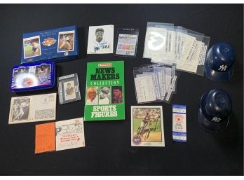 Mets , NY Yankees, World Series Sports Memorabilia - Some Items Signed