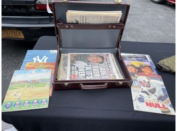 Sports Illustrated Magazines, Sport Newspapers & Briefcase