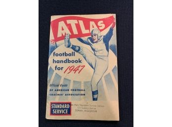 1947 Football NFL Atlas Book