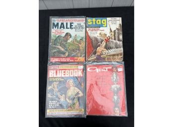 1950s 1960s Male, Stag, Bluebook, Gent Magazines