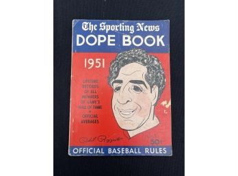 The Sporting News Dope Book 1951