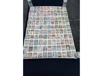 MLB Sports Trading Cards Uncut Roll - Includes Tim Raines, George Brett, Mike Schmidt,