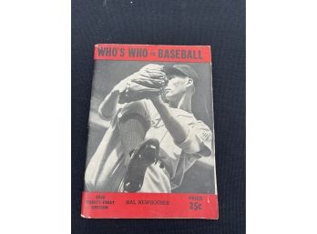 Whos Who In Baseball Book 1946 31st Edition
