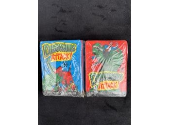 Dinosaur Attack Factory Sealed Bubble Gum Trading Cards