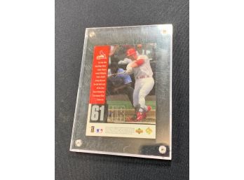 Mark McGuire Card In Protector Case