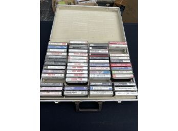 Cassette Tapes In Briefcase