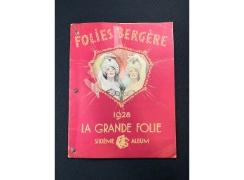 Folies Bergere 1928 La Grande Folie Album