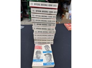 Official Baseball Guides 60s & 70s