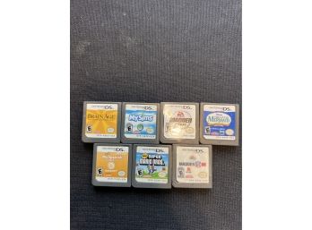 7 Vintage Nintendo DS Game Cartridges