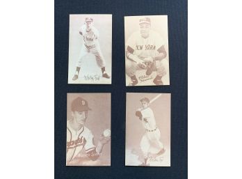 Baseball Cards.  Whitey Ford, Warren Spahn, Nelson Fox, Elston Howard